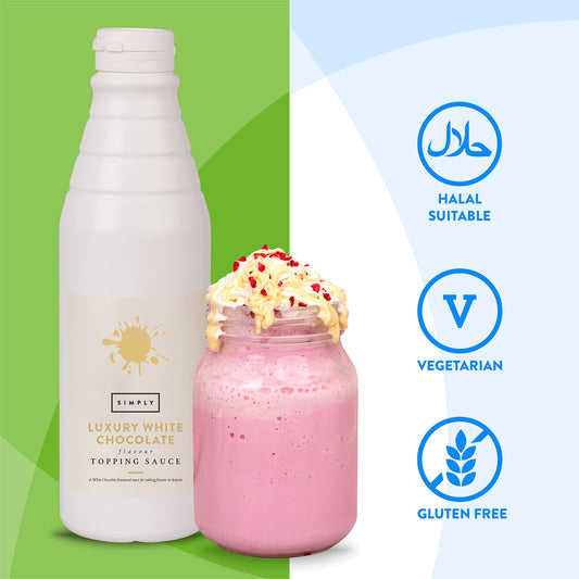 Simply Luxury White Chocolate Topping Sauce