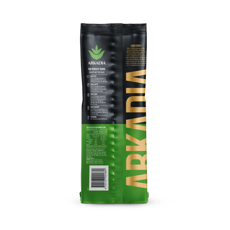 Arkadia Chai Tea Matcha Green Latte 1kg